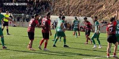 Yüksekova Belediyespor, Derecik Belediyespor ile Berabere Kaldı