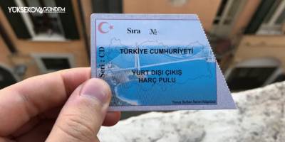 Yurt dışı çıkış harcı 710 TL oldu