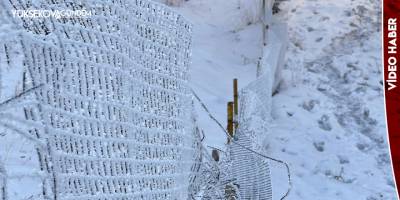 Yüksekova Buz Kesti: Soğuk Hava ve Sis Hayatı Zorlaştırdı