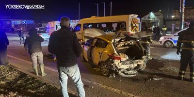 Batman'da iki araç çarpıştı: 5 yaralı