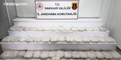 Hakkari’de 49 kilo metamfetamin ele geçirildi