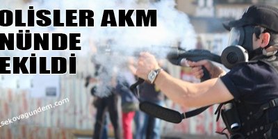 Polisler AKM önüne çekildi