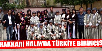 Hakkari halayda Türkiye birincisi