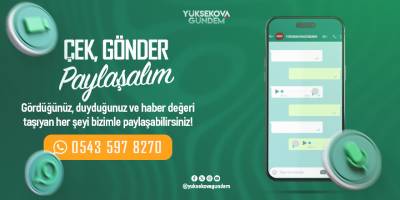 Yüksekova Gündem Whatsapp Hattı!