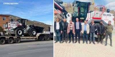 Esendere Belediyesi’ne Lastikli Loder Desteği
