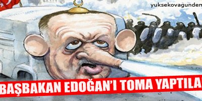 Guardian, Başbakan Erdoğan'ı TOMA yaptı!