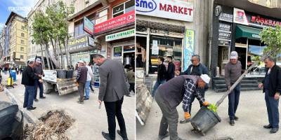 Yüksekova’da havaların ısınmasıyla birlikte yeşillendirme ve ağaçlandırma çalışmaları başladı