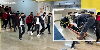 Yüksekova’da Gerçeğini Aratmayan Yangın Tatbikatı