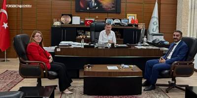 Eş Başkanlar, İlçedeki Sorunlar İçin Karayolları ve DSİ Yetkilileriyle Görüştü