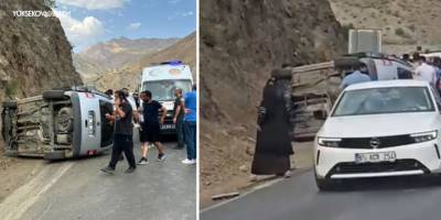 Hakkari’de Feci Kaza: 1’i Ağır 5 Yaralı