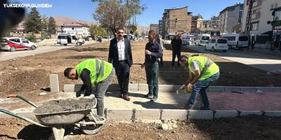 Yüksekova Belediye Eşbaşkanı Diri Çalışmaları inceledi