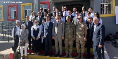 Şemdinli’de Dereyanı Mezrası’nda Okul Açılışı Gerçekleştirildi