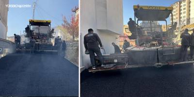 İpek Mahallesi 126. Sokak 30 yıl aradan sonra ilk kez asfaltlandı