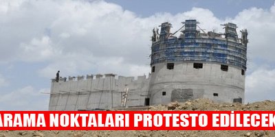 Arama noktaları protesto edilecek