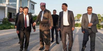 Duhok Valisi Ali Tater ve Beraberindeki Heyet, Esat Canan’ı Ziyaret Etti
