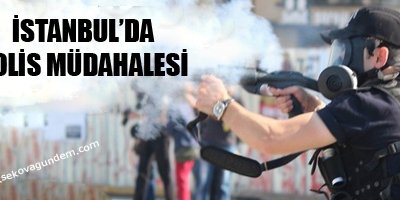 İstanbul'da polis müdahalesi