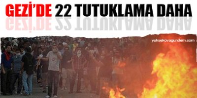 Gezi'de 22 tutuklama daha