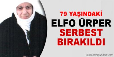 79 yaşındaki Elfo Ürper serbest bırakıldı