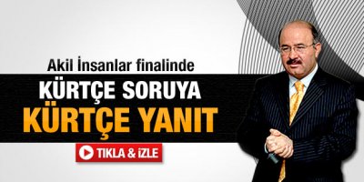 Hüseyin Çelik Kürtçe soruya Kürtçe yanıt verdi