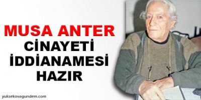 Musa Anter cinayeti iddianamesi hazır