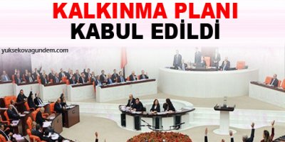Kalkınma Planı kabul edildi