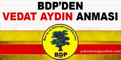 BDP'den Vedat Aydın anması