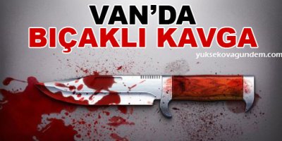Van'da Bıçaklı Kavga
