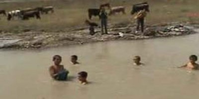 Muş'ta çocukların tehlikeli eğlencesi