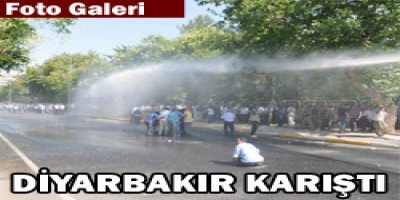 Diyarbakır'da Polis Müdahalesi