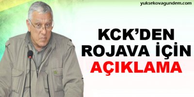 KCK'den Rojava için açıklama