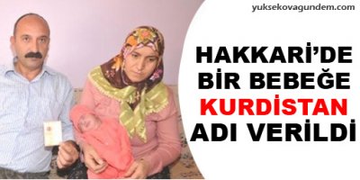 Adını 'Kürdistan' koydu