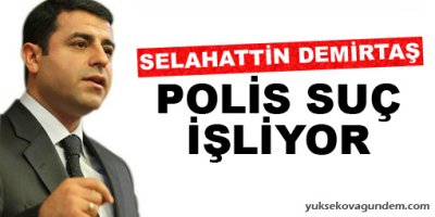 Demirtaş: Polis suç işliyor