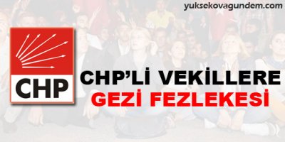 CHP'li vekillere 'Gezi' fezlekesi