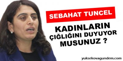 'Kadınların çığlığını duyuyor musunuz?'