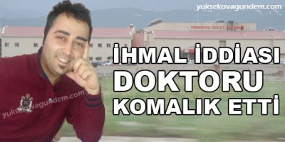 İhmal İddiası Doktoru Komalık Etti