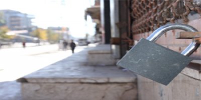 Cizre'de kepenkler Rojava için açılmadı