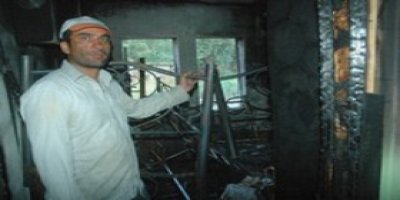 Yangın 7 nüfuslu aileyi mağdur etti