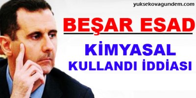 Esad kimyasal kullandı iddiası!