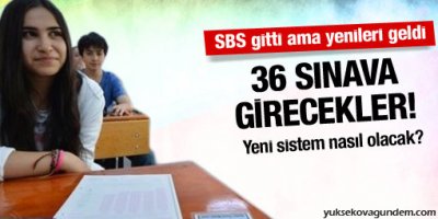 SBS Yerine 36 Ayrı Sınav