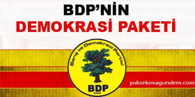 BDP'nin 'demokrasi paketi'