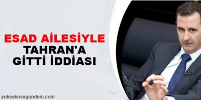 'Esad ailesiyle Tahran'a gitti' iddiası
