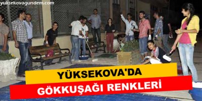 Yüksekova'da Gökkuşağı Renkleri