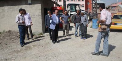 Başkan Bora Çalışmaları Denetledi