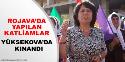 Rojava'da Yapılan Katliamlar Kınandı
