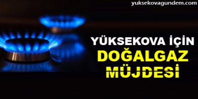 Yüksekova için doğalgaz müjdesi