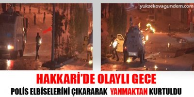 Hakkari'de Olaylı Gece