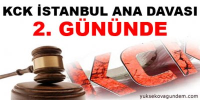 'KCK' İstanbul ana davası 2. gününde