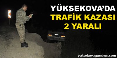 Yüksekova'da Kaza: 2 yaralı