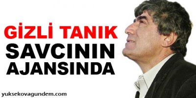 Gizli tanık savcının ajandasında
