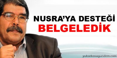 'Nusraya desteği belgeledik'